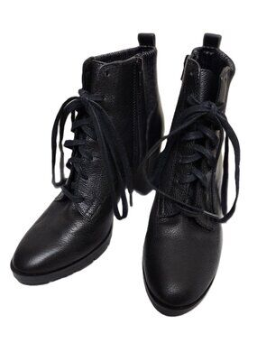 NIB Corso Como Womens Ryman Black LEATHER Boots Size 8.5M